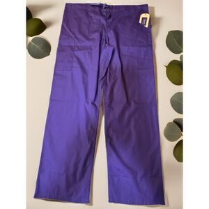 Cherokee‎ Purple Medical Scrub Pants Uniform Healthcare Professional Workwear  M
